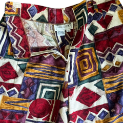 Vintage 80s Silk Studio Shorts