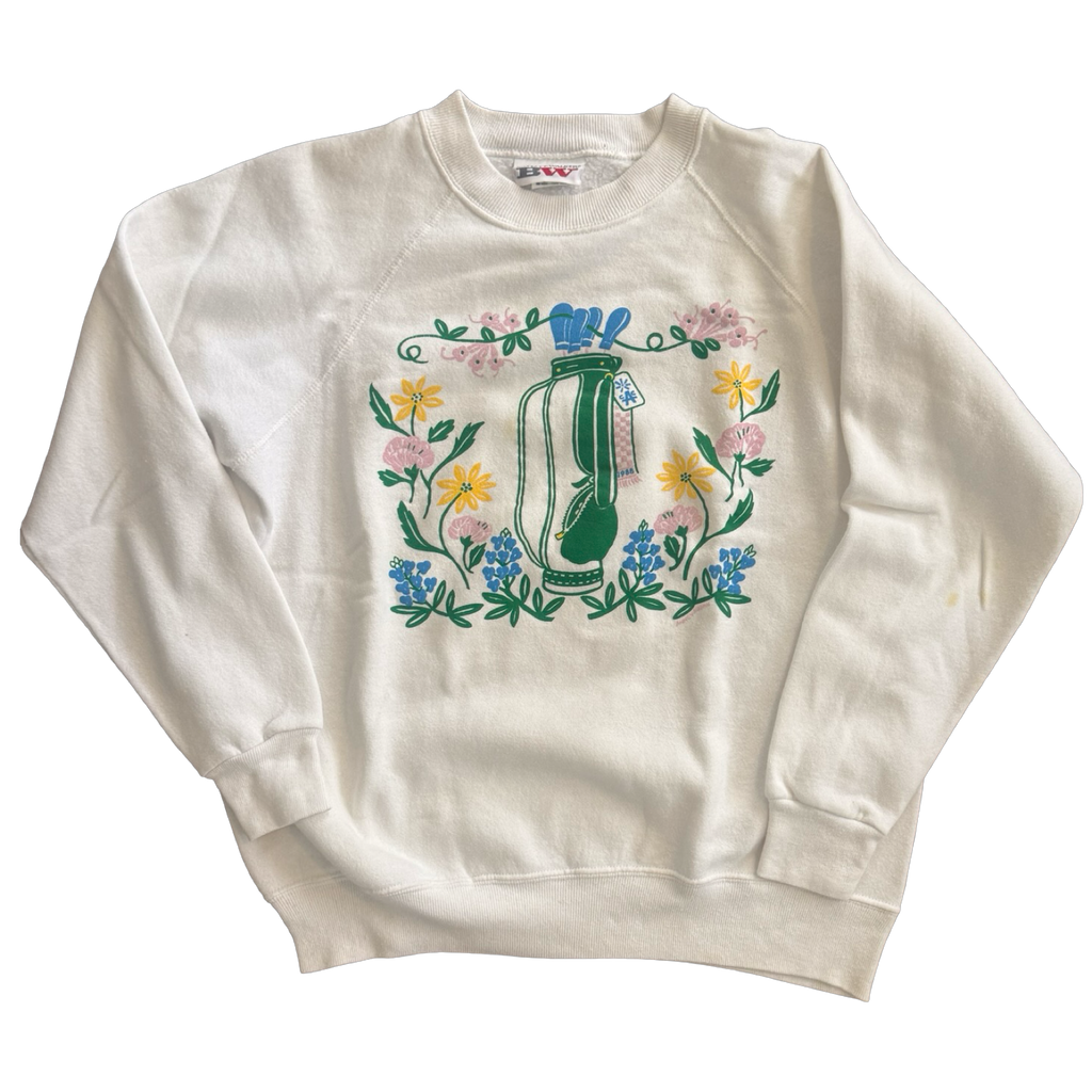 Vintage 88’ Floral Golf Sweatshirt
