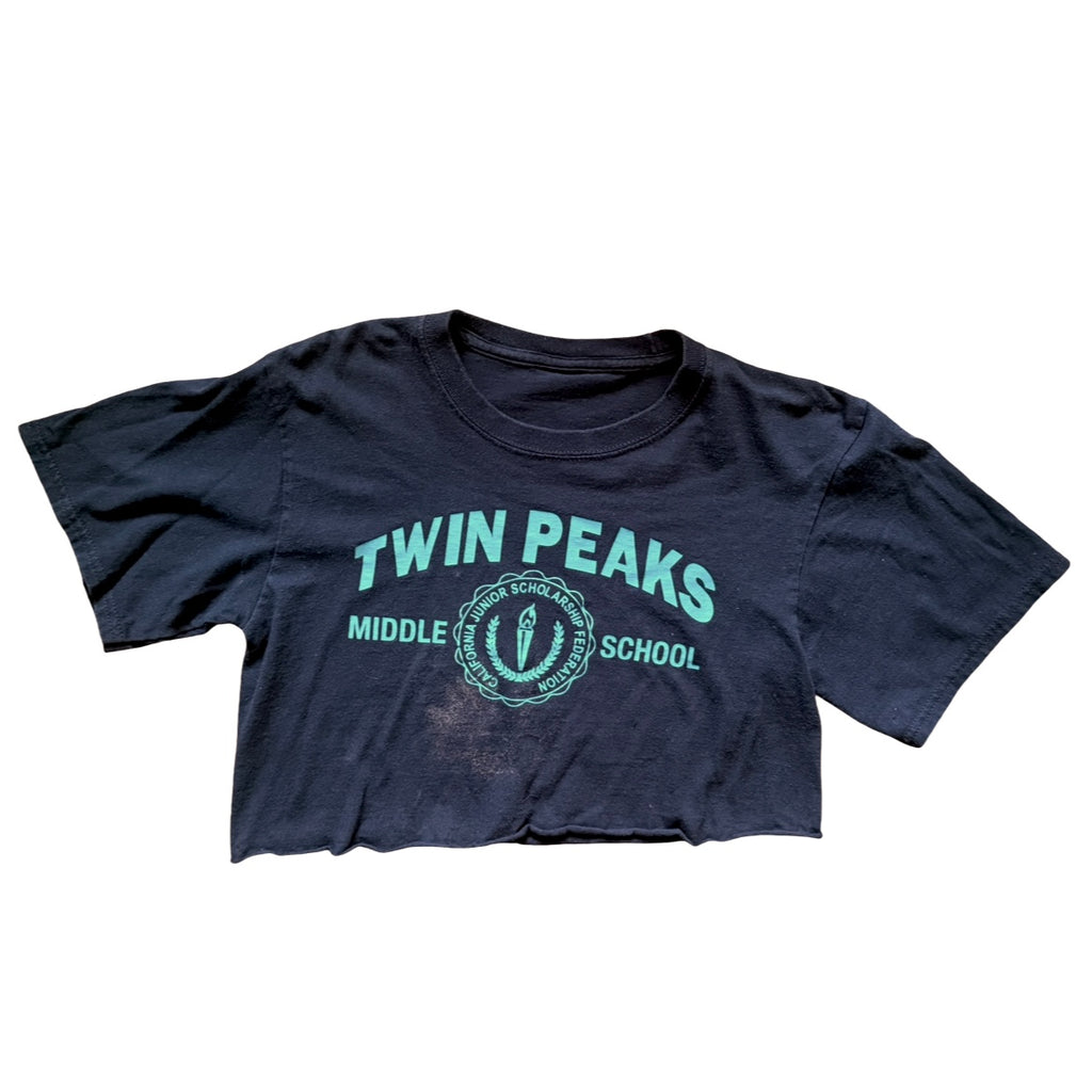 Vintage Twin Peaks Cropped Tee