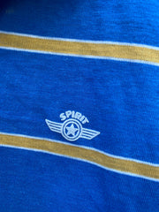 Vintage 80s Striped Cropped Polo Shirt (S/M)