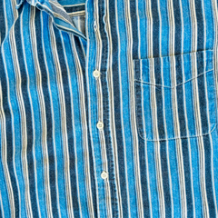 Vintage 90s Editions Denim Striped Button Down