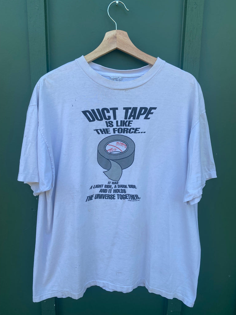 Vintage 90s Duct Tape "The Force" Tee (M/L)