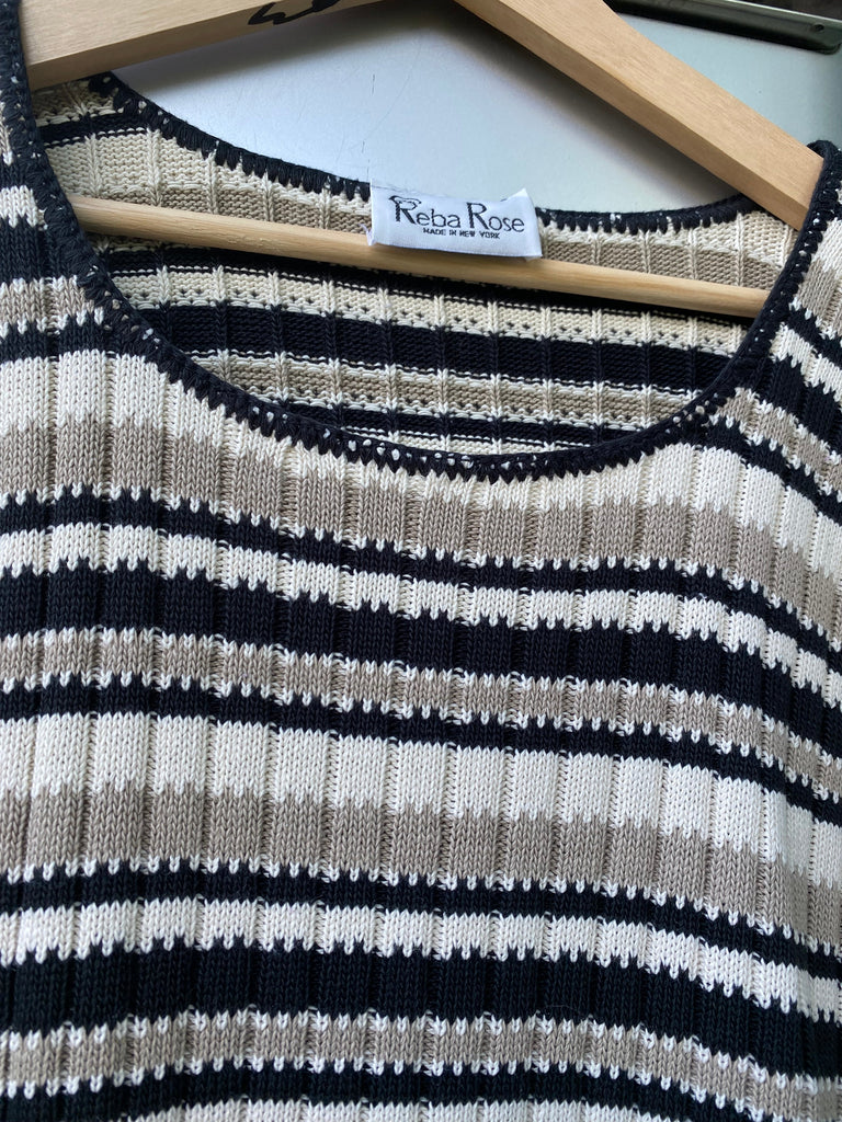Vintage 80s Cropped Sweater Top (S/M)
