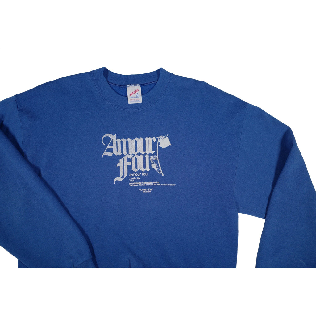 Amour Fou: Royal Blue Crewneck