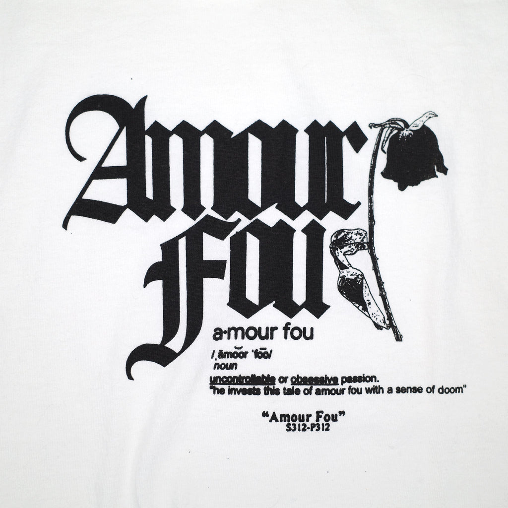 Amour Fou: White Tee I