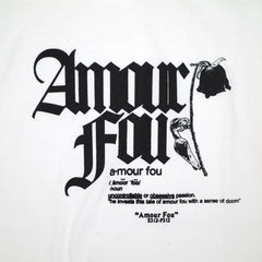 Amour Fou: White Tee I