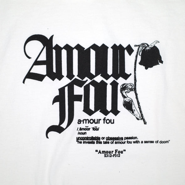 Amour Fou: White Tee I