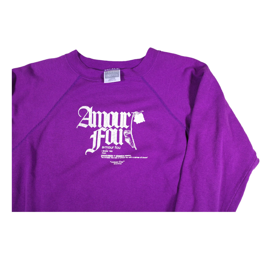 Amour Fou: Purple Raglan