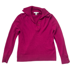 August Silks Polo Sweater