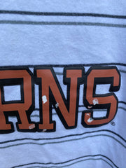 Vintage Y2K University of Texas Striped Cropped Shirt (M/L)