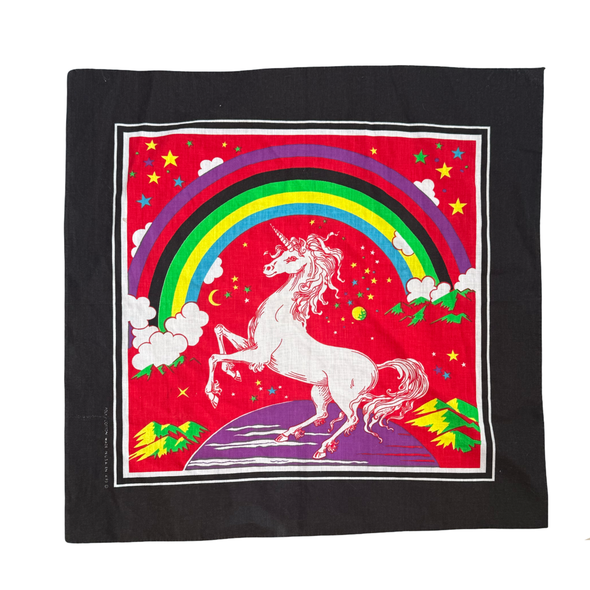 Vintage 90s Unicorn Bandana