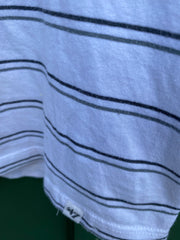 Vintage Y2K University of Texas Striped Cropped Shirt (M/L)