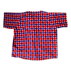 Vintage 80s Purple Checkered Buttondown