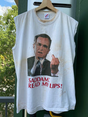 Vintage 90s Distressed George Bush Political Tank Top (M/L)