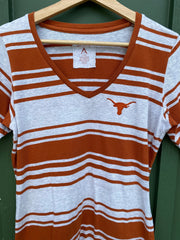 Vintage Y2K University of Texas Striped Tee (M/L)