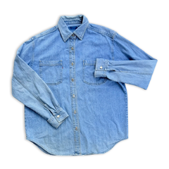 Vintage Light Wash Denim Button Down