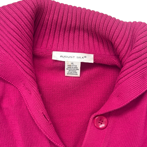 August Silks Polo Sweater