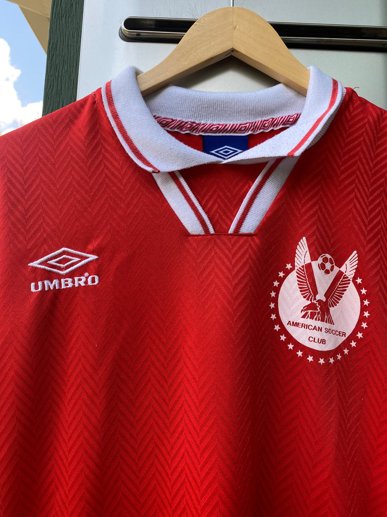 Vintage 90s Umbro Soccer Jersey (S/M)
