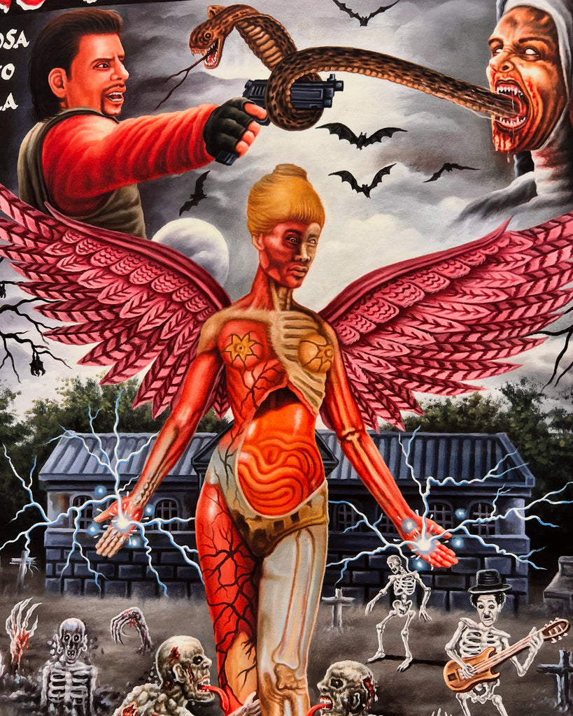 Nirvana - Limited Edition Archival Giclée Print from Static Medium by Mr. Nana Agyq