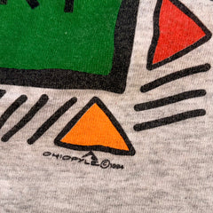 Vintage 80s Mchenry Color Block Tee