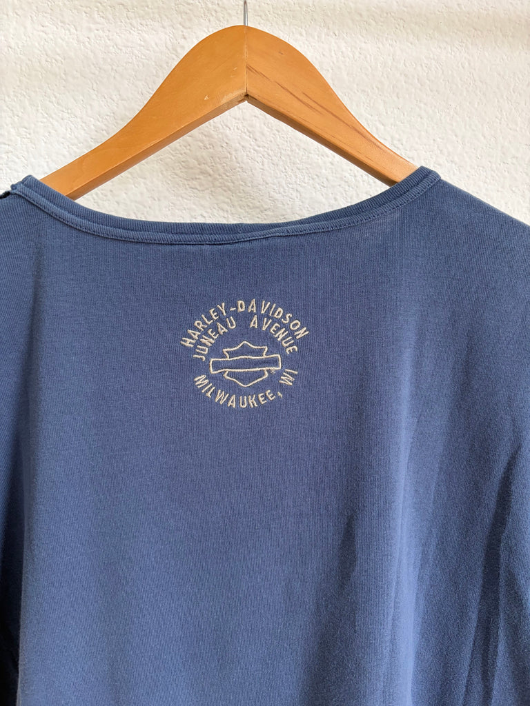 Vintage 90s Harley Davidson Cropped Tee (S/M)