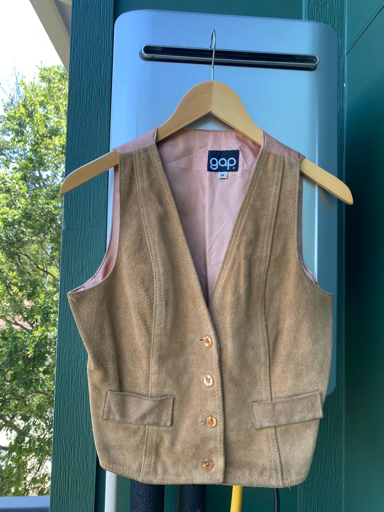 Vintage 70s Gap Suede Vest (S/M)