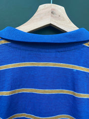 Vintage 80s Striped Cropped Polo Shirt (S/M)