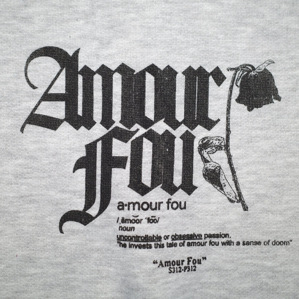 Amour Fou: Heather Gray Crewneck