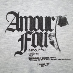 Amour Fou: Heather Gray Crewneck