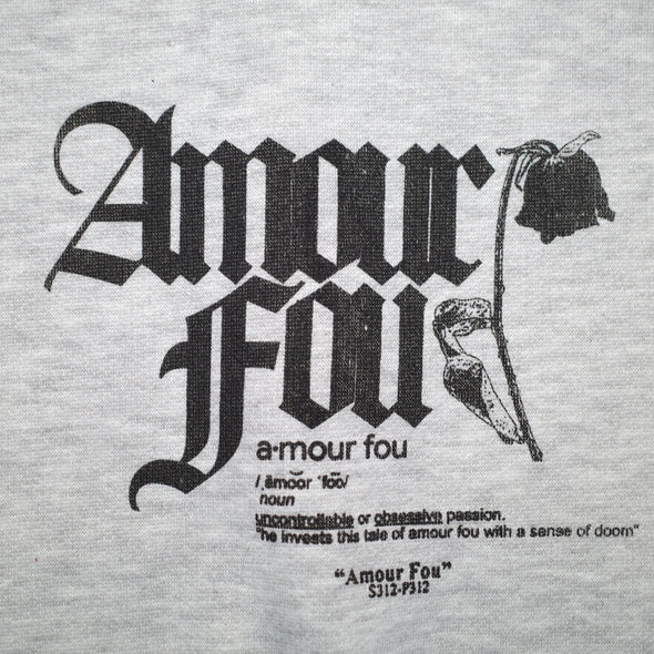 Amour Fou: Heather Gray Crewneck