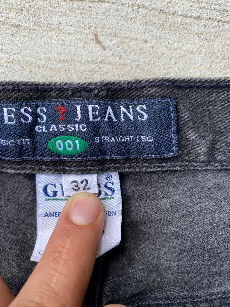 Vintage 90s Black Guess Jeans (32)