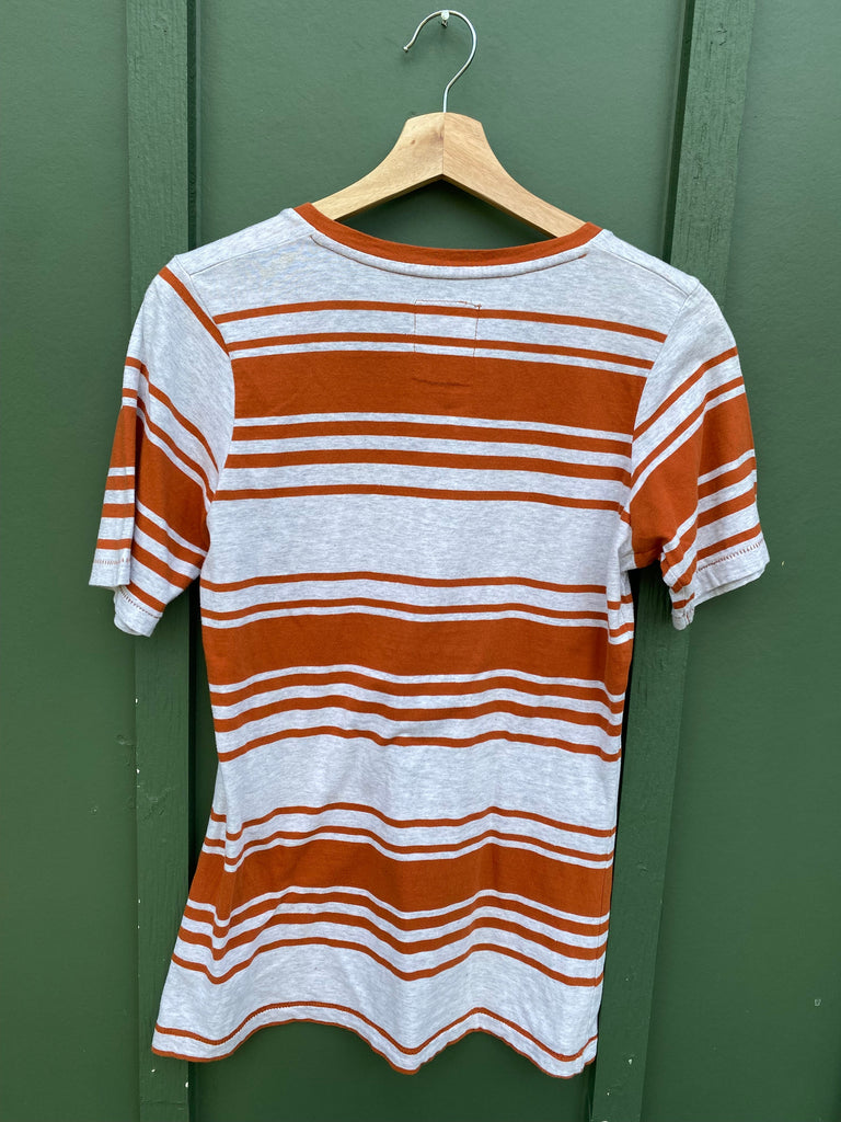 Vintage Y2K University of Texas Striped Tee (M/L)