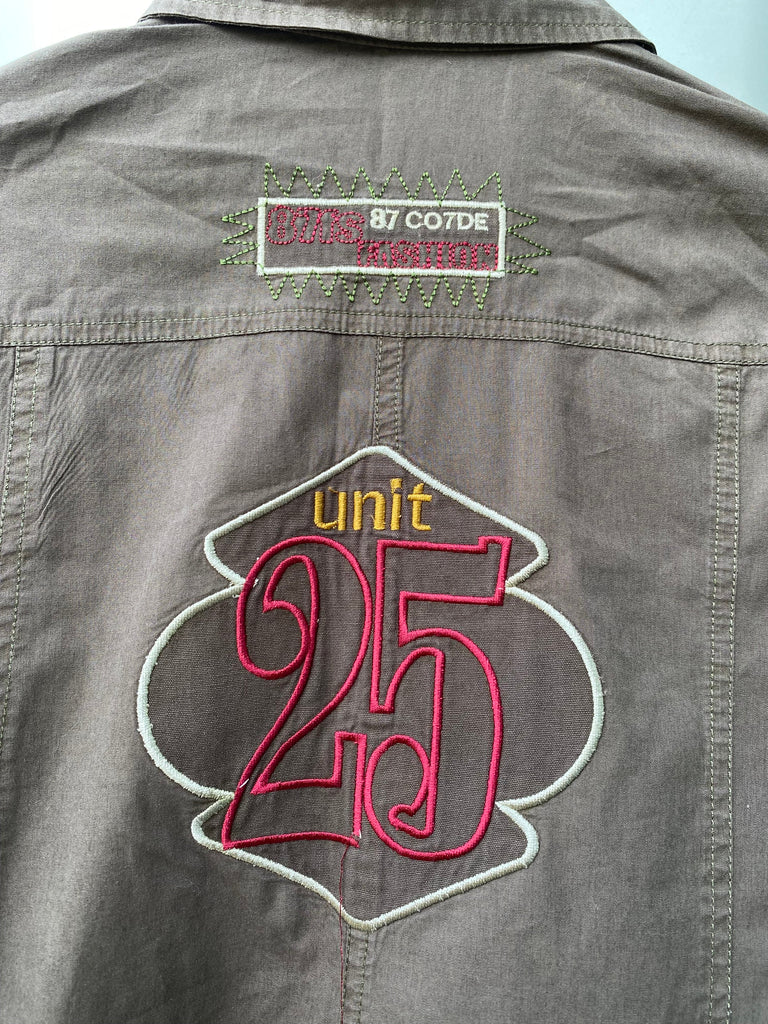 Vintage Y2K Code 7 Button Down (M/L)