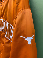 Vintage Y2K University of Texas Satin Spell Out Jacket (XL/XXL)