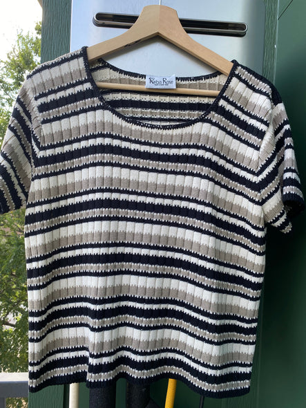 Vintage 80s Cropped Sweater Top (S/M)