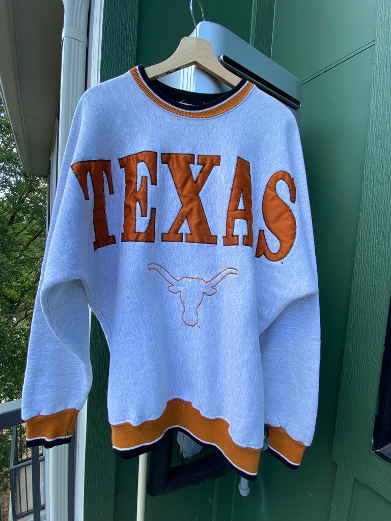 Vintage 90s University of Texas Longhorns Sweatshirt (XL)