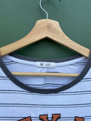 Vintage Y2K University of Texas Striped Cropped Shirt (M/L)