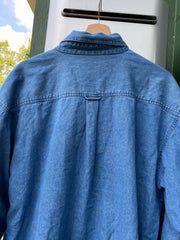 Vintage 90s Denim UT Longhorns  Button Down (XL)