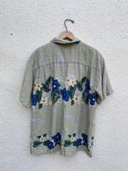 Vintage 90s Cherokee Hawaiian Rayon Button Down (L)