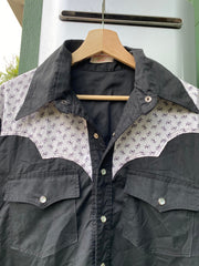 Vintage 70s Floral Pearl Snap Shirt (M/L)