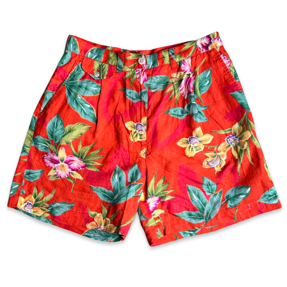 Vintage RL Tropical High Rise Shorts