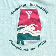 Vintage 80s Alabama Swim Championship Tee