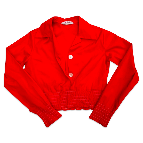 Vintage 60s Red Cropped Top