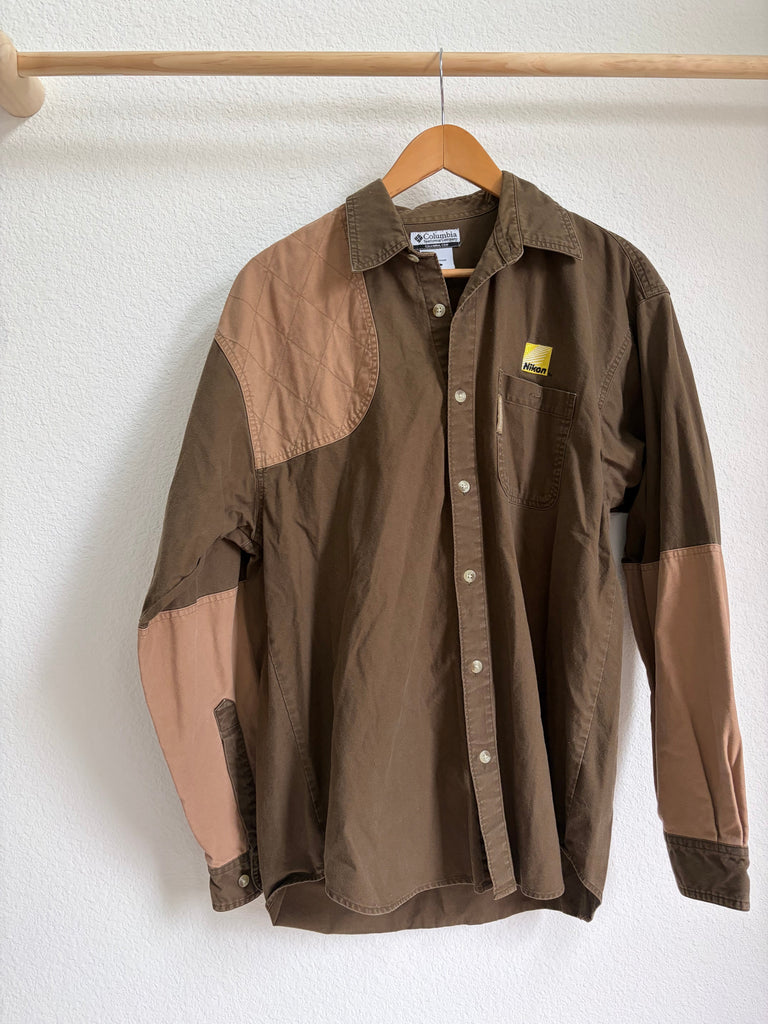 Vintage 90s Nikon Camera Button-Down Shirt (M/L)