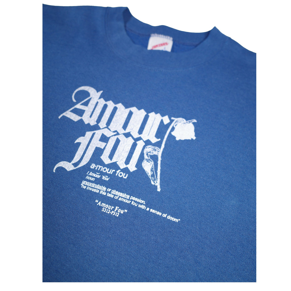 Amour Fou: Royal Blue Crewneck