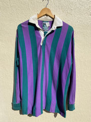Vintage McIntosh & Seymour Striped Rugby Shirt (XL)