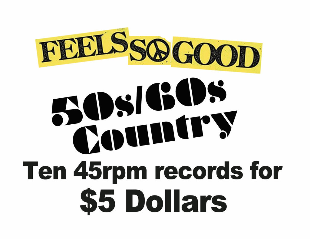 Ten 45rpm Records for $5 - 50s/60s Country