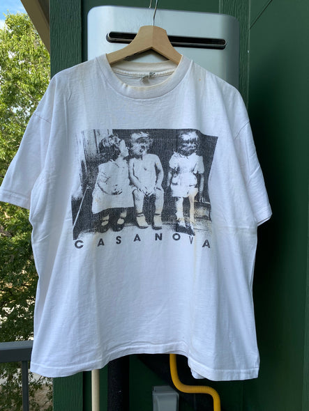 Vintage 90s Distressed Casanova Boxy Tee (XL)