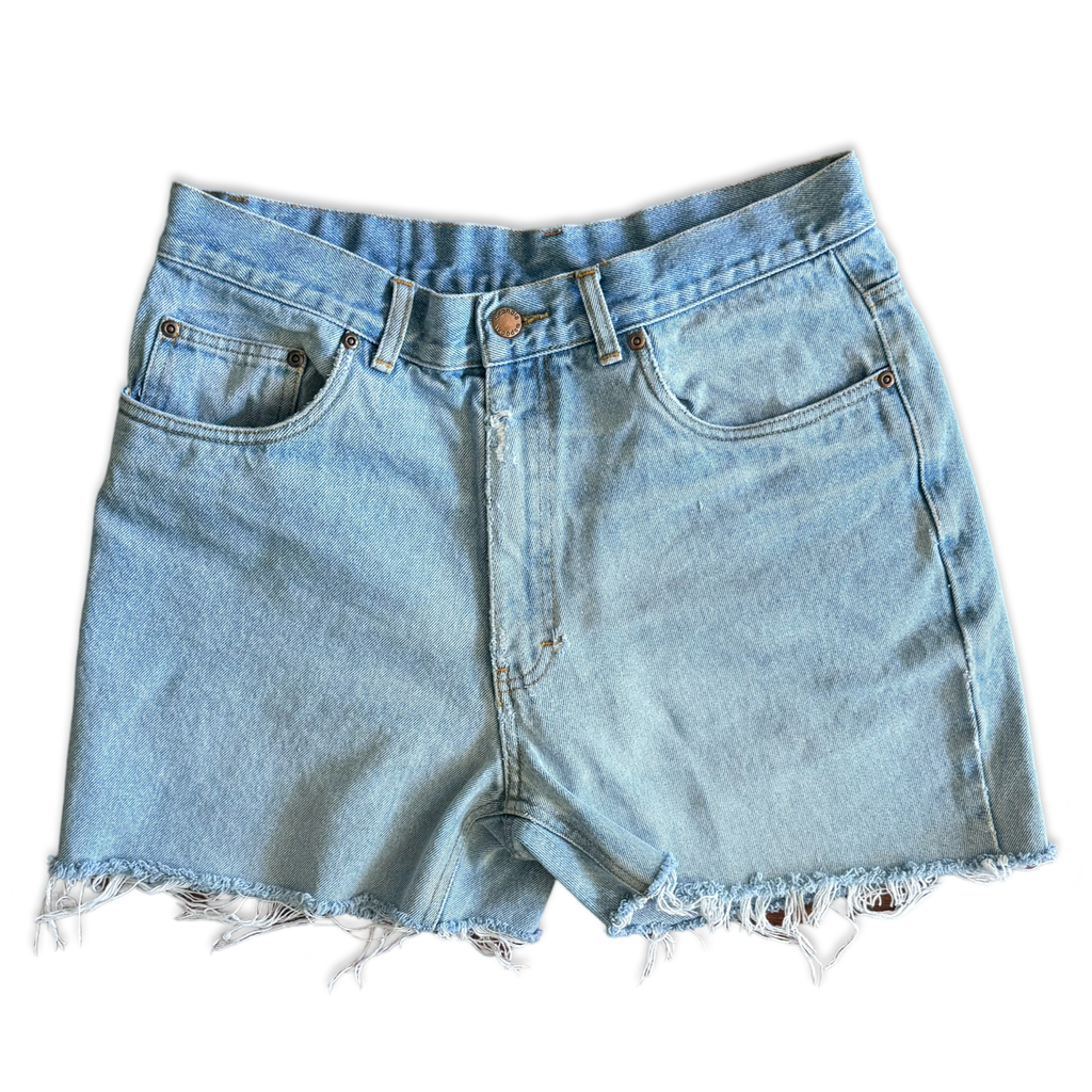 Vintage 90s Light Wash Denim Shorts