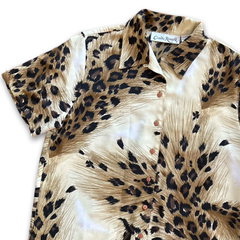 Vintage 90s Animal Print Top